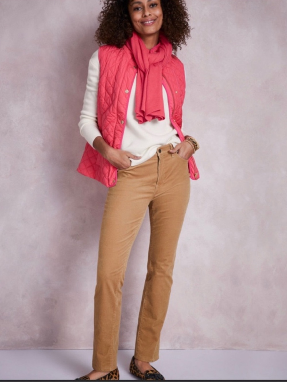 NWOT Talbots Petite Straight Leg Corduroy Pants